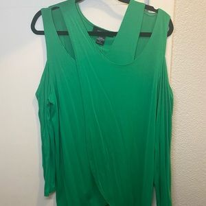 Plus size Ashley Stewart long sleeve shirt